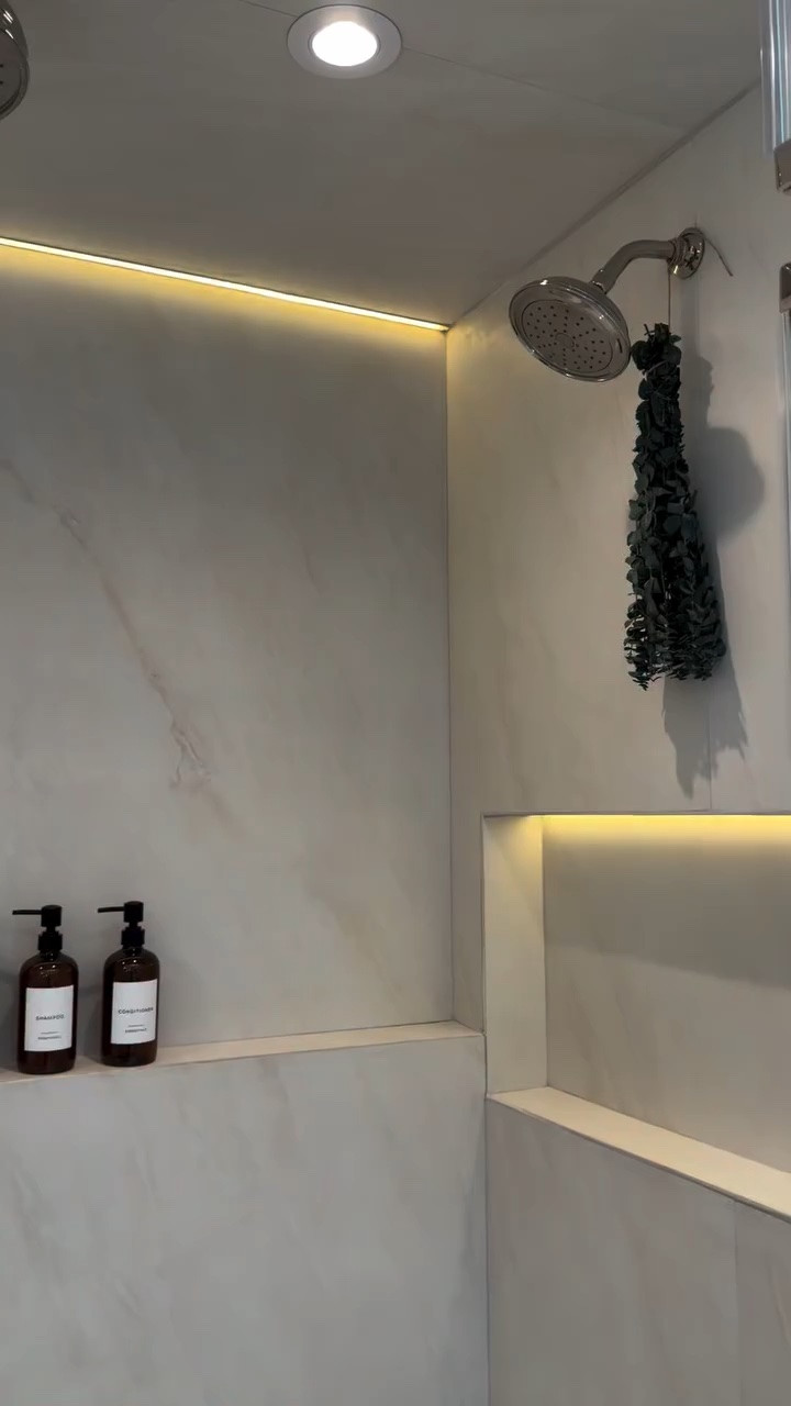 Sometimes it’s the smallest details that make a bathroom feel more finished. 

A few affordable accessories I always recommend adding:

✨ Install towel hooks instead of constantly folding towels over a bar. They’re easier to grab and help towels dry faster.

🫧 Keep a squeegee in the shower and use it after every shower to help reduce water spots and soap buildup.

🌿 Swap plastic shower puffs for a natural loofah for a more elevated, spa-like feel.

None of these changes are expensive, but together they make your bathroom feel more intentional and easier to maintain. Little upgrades really do make a difference.

Everything is linked in my LTK if you want to recreate the look! 

#BathroomAccessories #BathroomIdeas #BathroomDecor #HomeOrganization #LTKHome