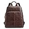S-ZONE Small Leather Backpack for Women 13 inch Laptop Work Bag Anti-Theft RFID Travel Bag | Amazon (US)