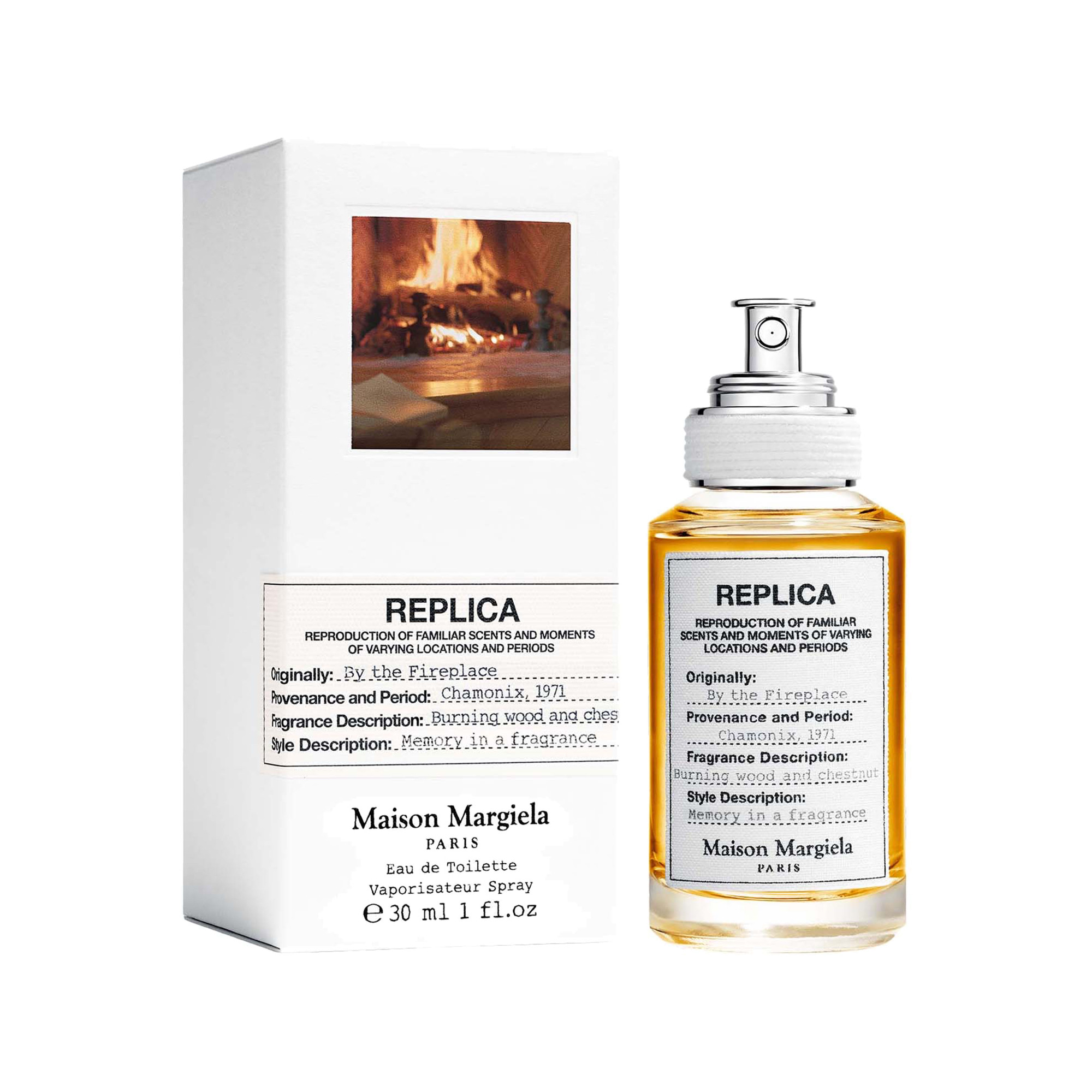 Maison Margiela Fragrances REPLICA By the Fireplace Eau de Toilette | 1.05 oz/ 30ml | Fragrance for Women & Men | Maison Margiela Fragrances