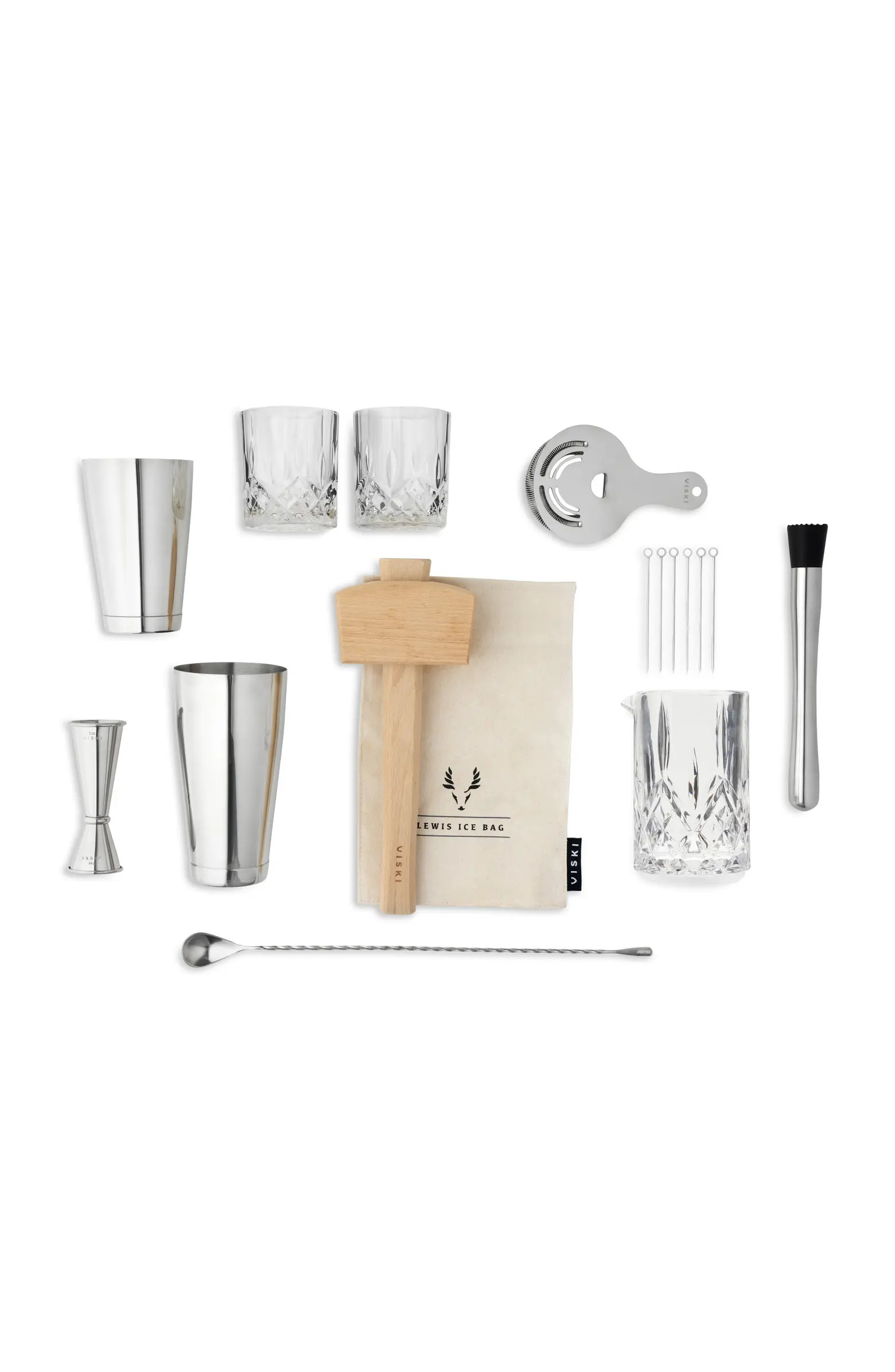 17-Piece Barware Set in Stainless Steel | Nordstrom