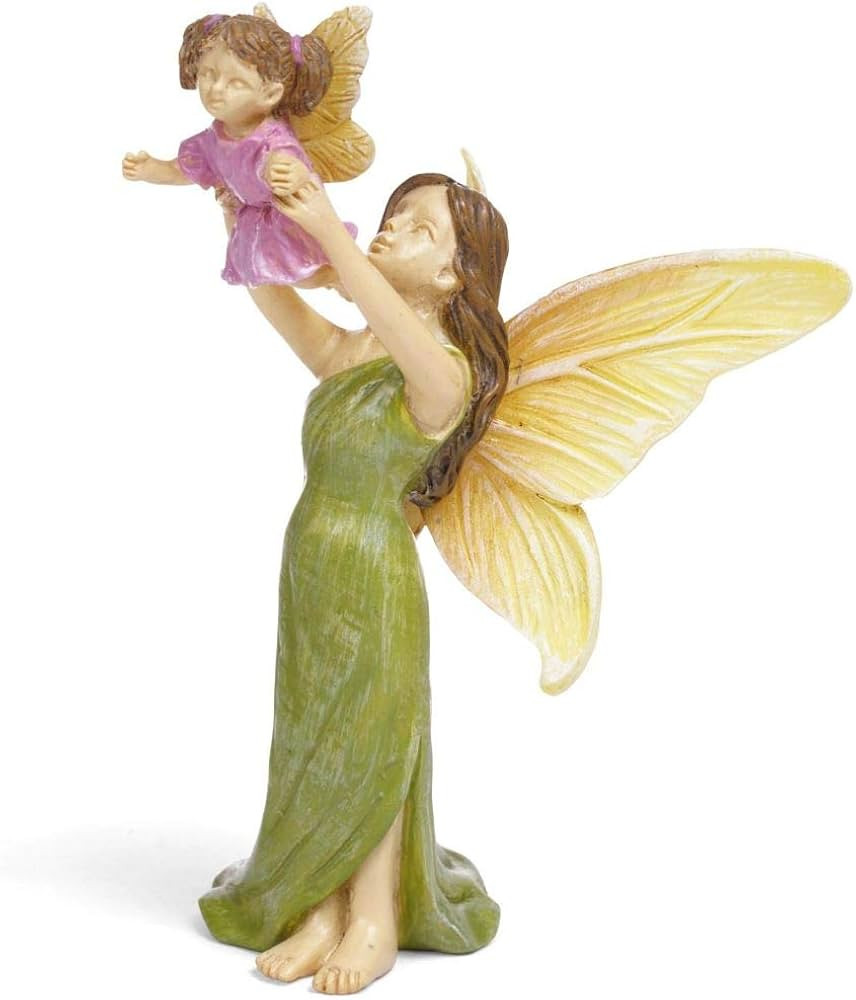 Marshall Home and Garden First Flight Mother Fairy Leaf Green 4 x 3 Resin Stone Collectible Figur... | Amazon (US)
