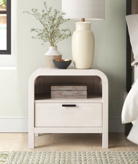 LOVE the look of this nightstand! So modern and clean. 

#LTKhome