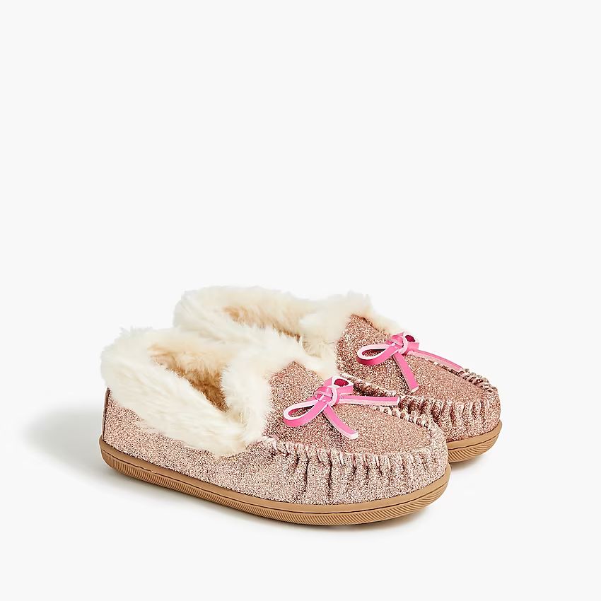Girls' glitter slippers | J.Crew Factory