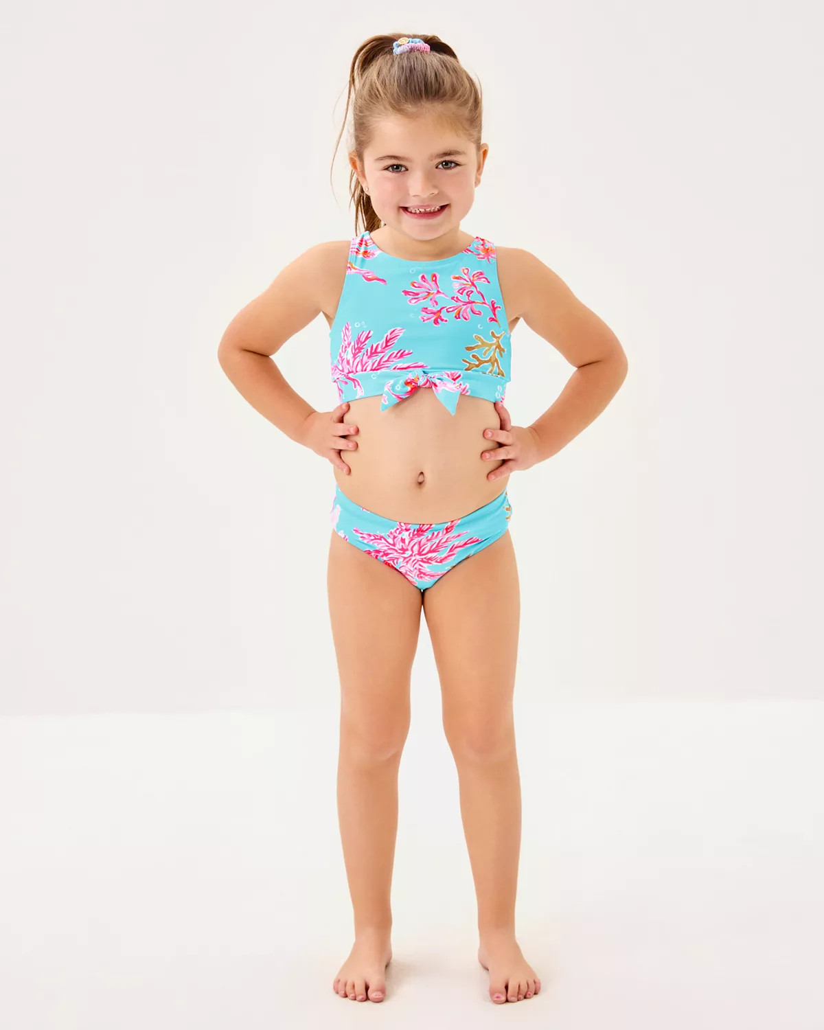 UPF 50+ Girls Tacoma Tankini Swim Set | Lilly Pulitzer