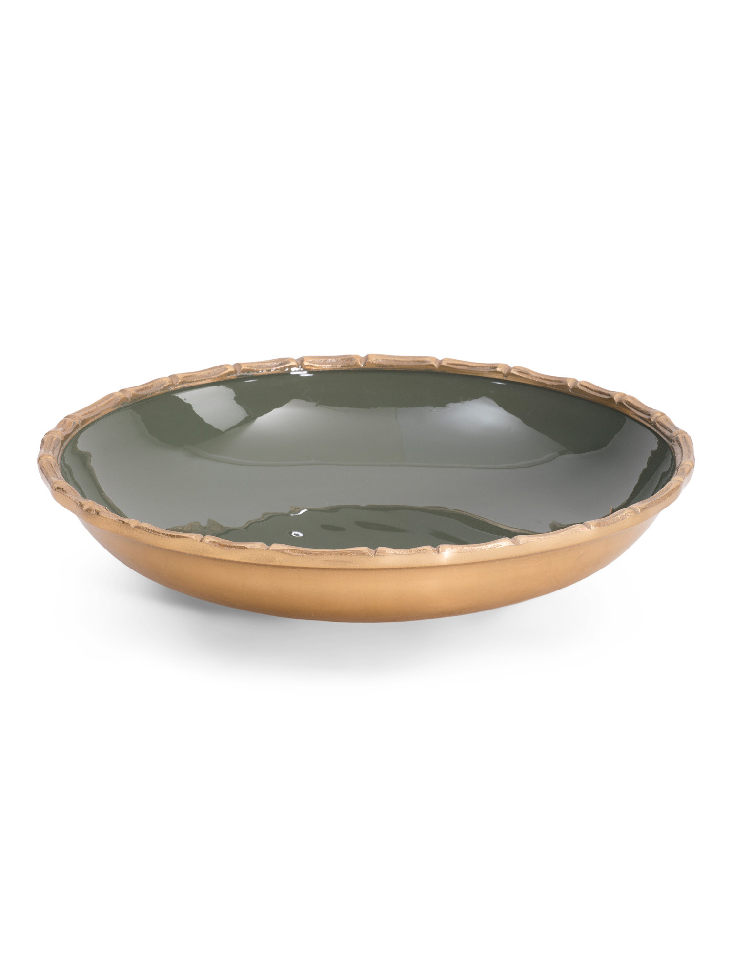 13in Bamboo Detail Bowl | TJ Maxx