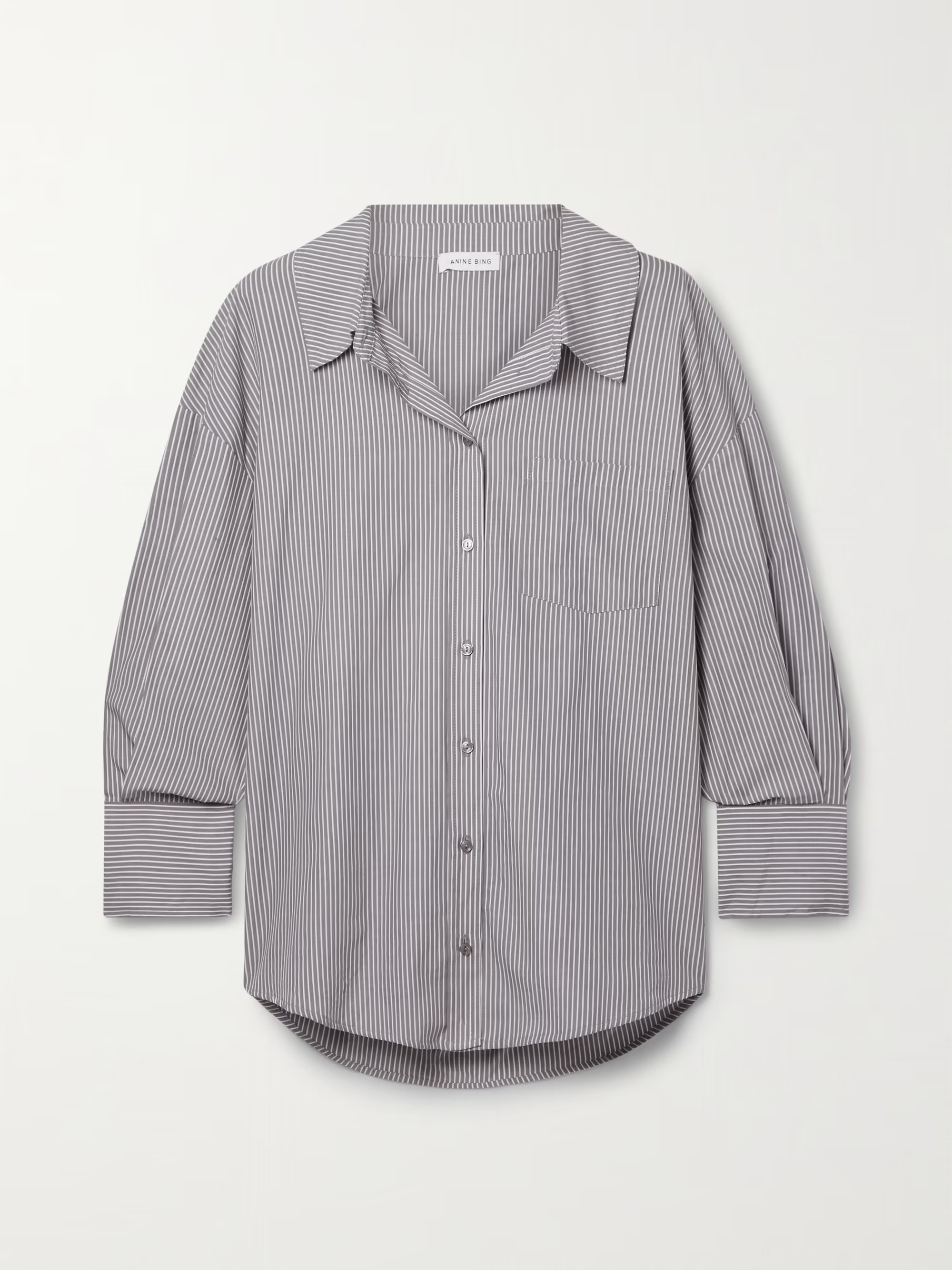 Mika striped cotton-poplin shirt | NET-A-PORTER (US)