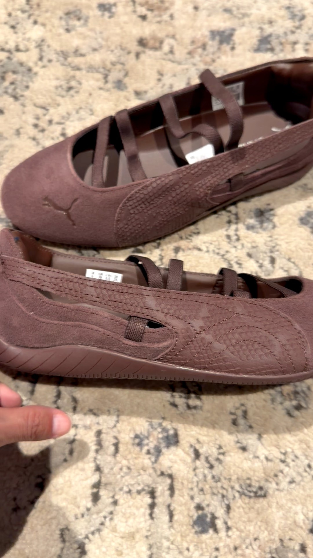 TREND ALERT: Ballerina Sneakers! I love this chocolate brown pair! The suede is very on trend and they fit comfortably in my regular shoe size.

#LTKOver40 #LTKmomlife