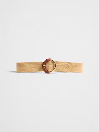 Straw Stretch Belt | Banana Republic Factory | Banana Republic Factory