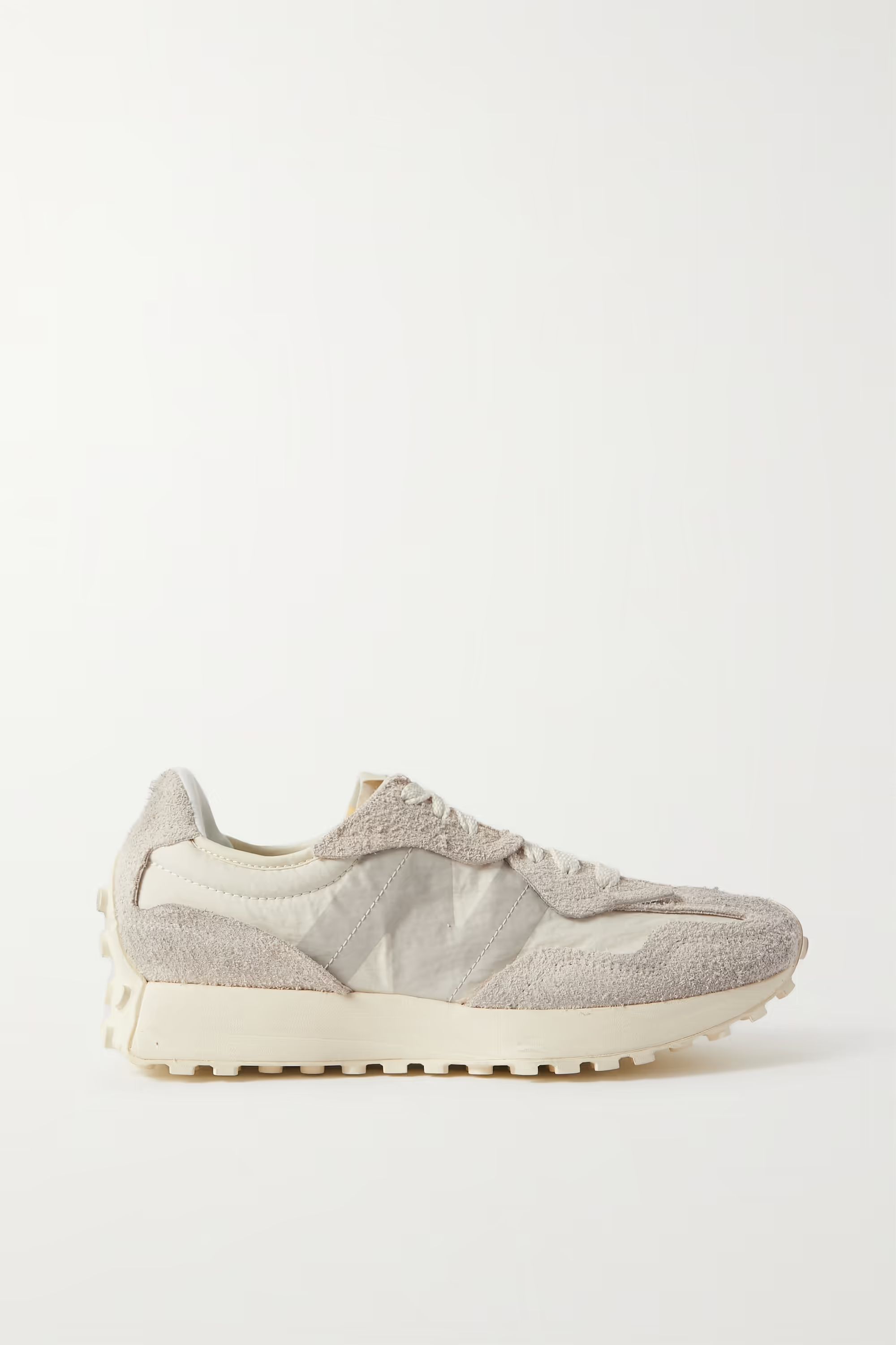 327 suede and printed crinkled-shell sneakers | NET-A-PORTER (UK & EU)