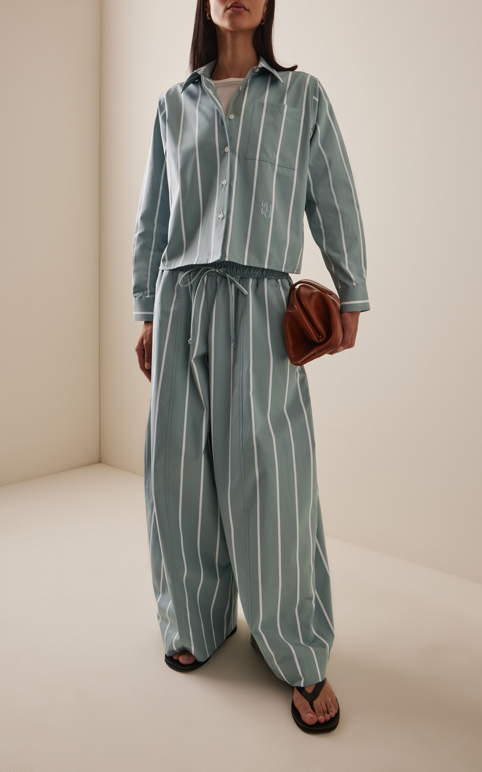 Exclusive Riviera Buoy Striped Cotton Shirt | Moda Operandi (Global)