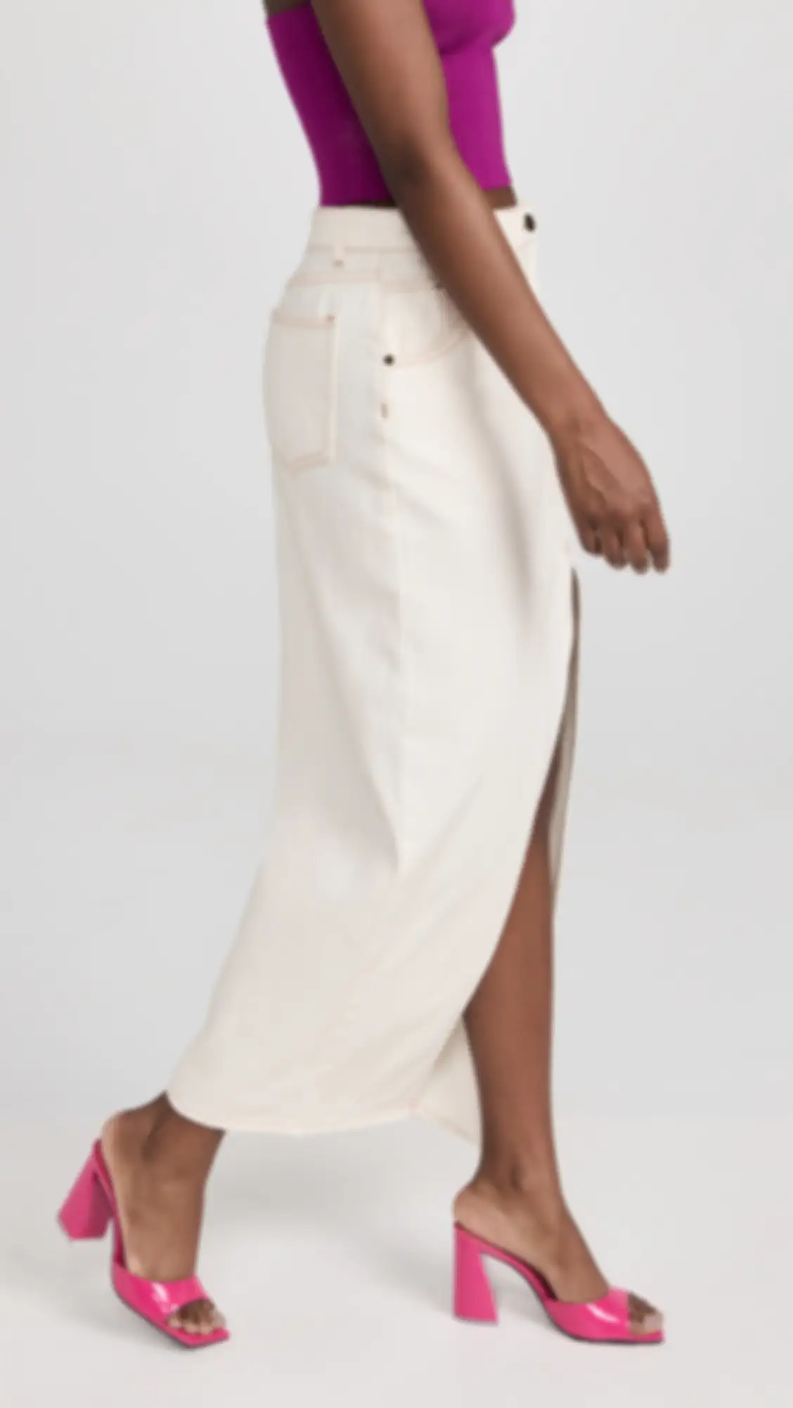 Barbie Split Midi Skirt | Shopbop