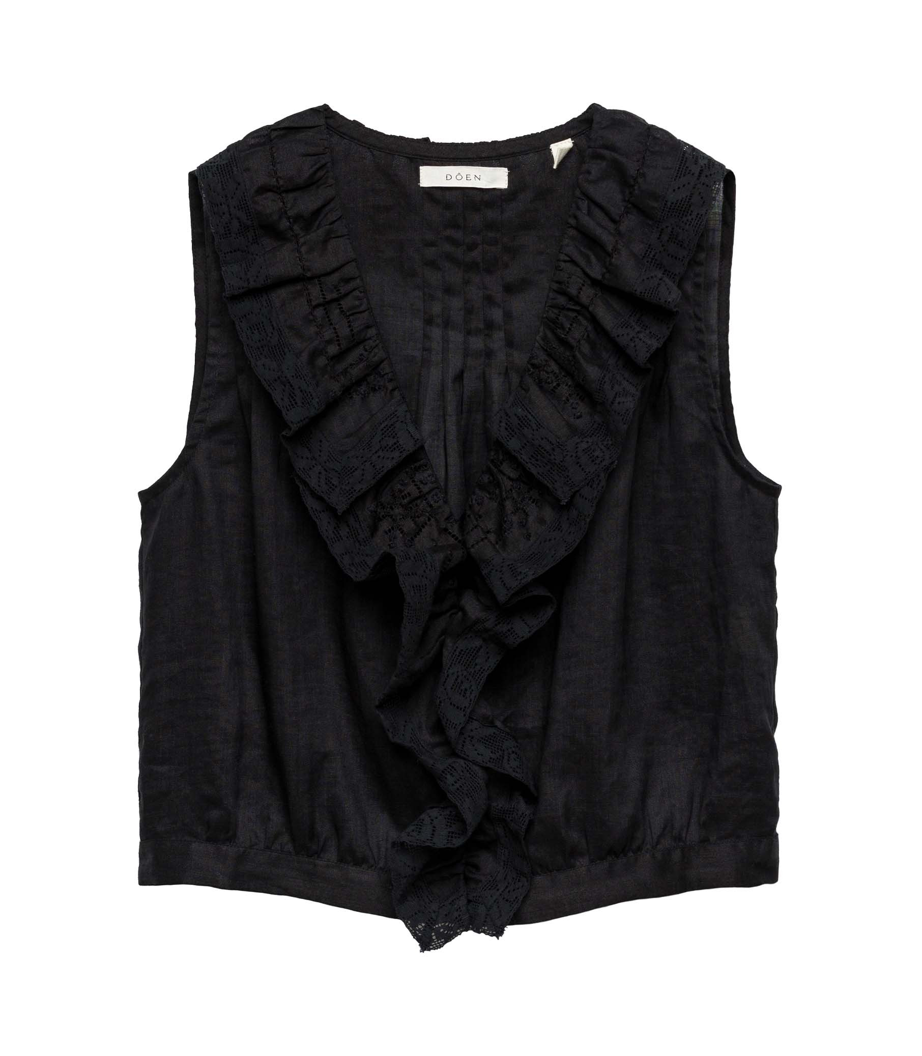 Halette Top - Black | DÔEN | DOEN