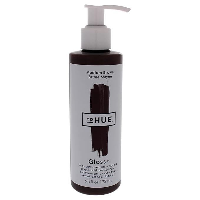 dpHUE Gloss+ Medium Brown Semi-Permanent Hair Color & Conditioner, Color Boost with Healthy Shine... | Amazon (US)