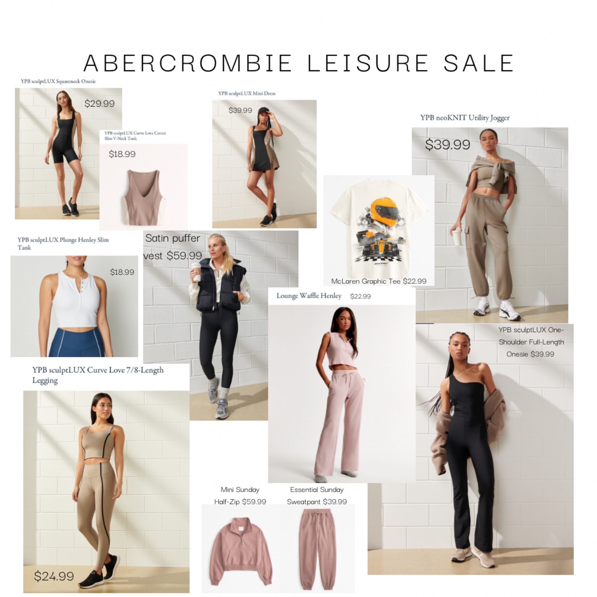 Abercrombie leisure sale! #activewear #abercrombie #abercrombiesale #comfy #cute #easystyle #workoutwear #fitnessclothes #fitfashion #activewearonline #athleticwear #fitwear #activewearforwomen #gymwear #activewearfashion #athleisure

#LTKfindsunder100 #LTKActive #LTKsalealert