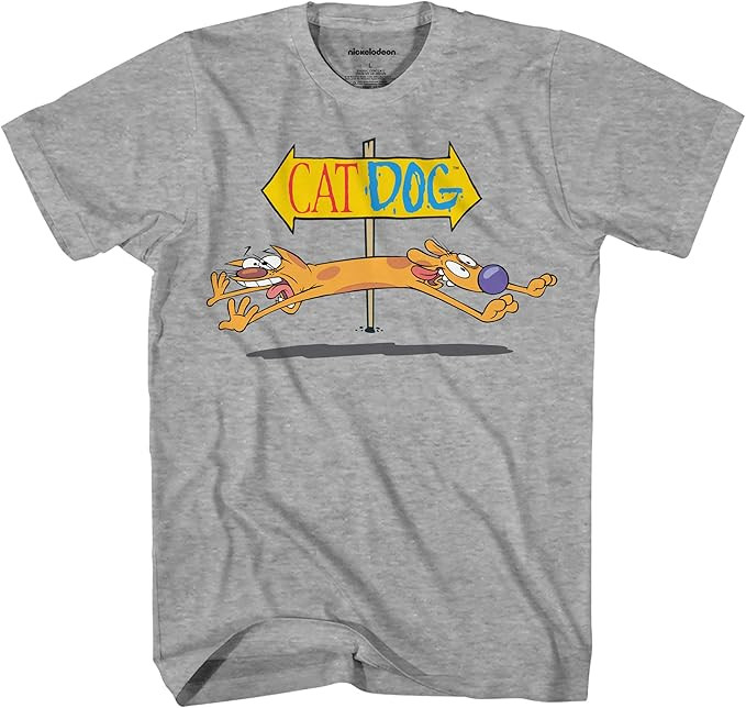 Nickelodeon Mens 90's Classic Shirt - Rugrats, Invader Zim, Ren & Stimpy, and Hey Arnold Vintage ... | Amazon (US)