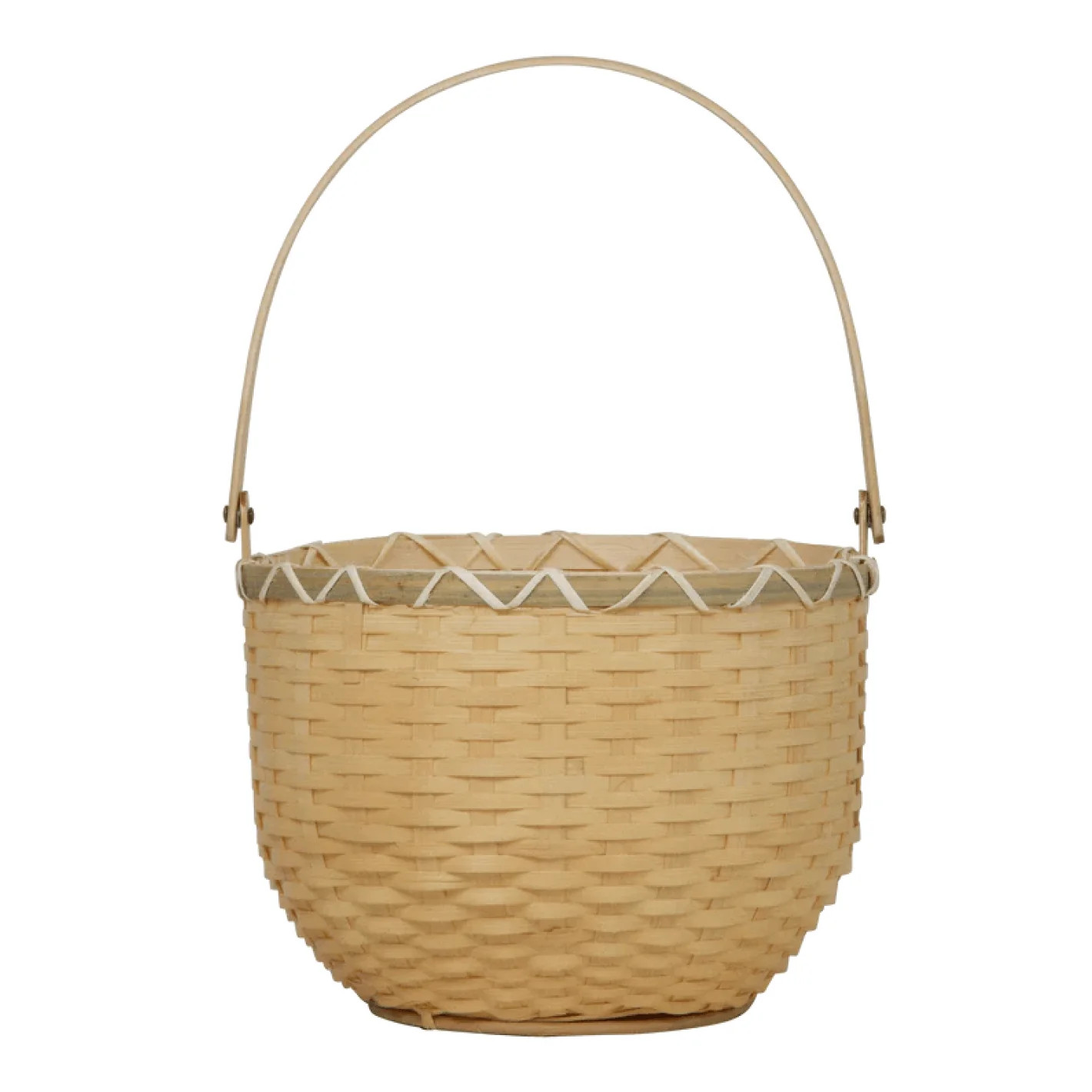 olli ella large round blossom basket | minnow