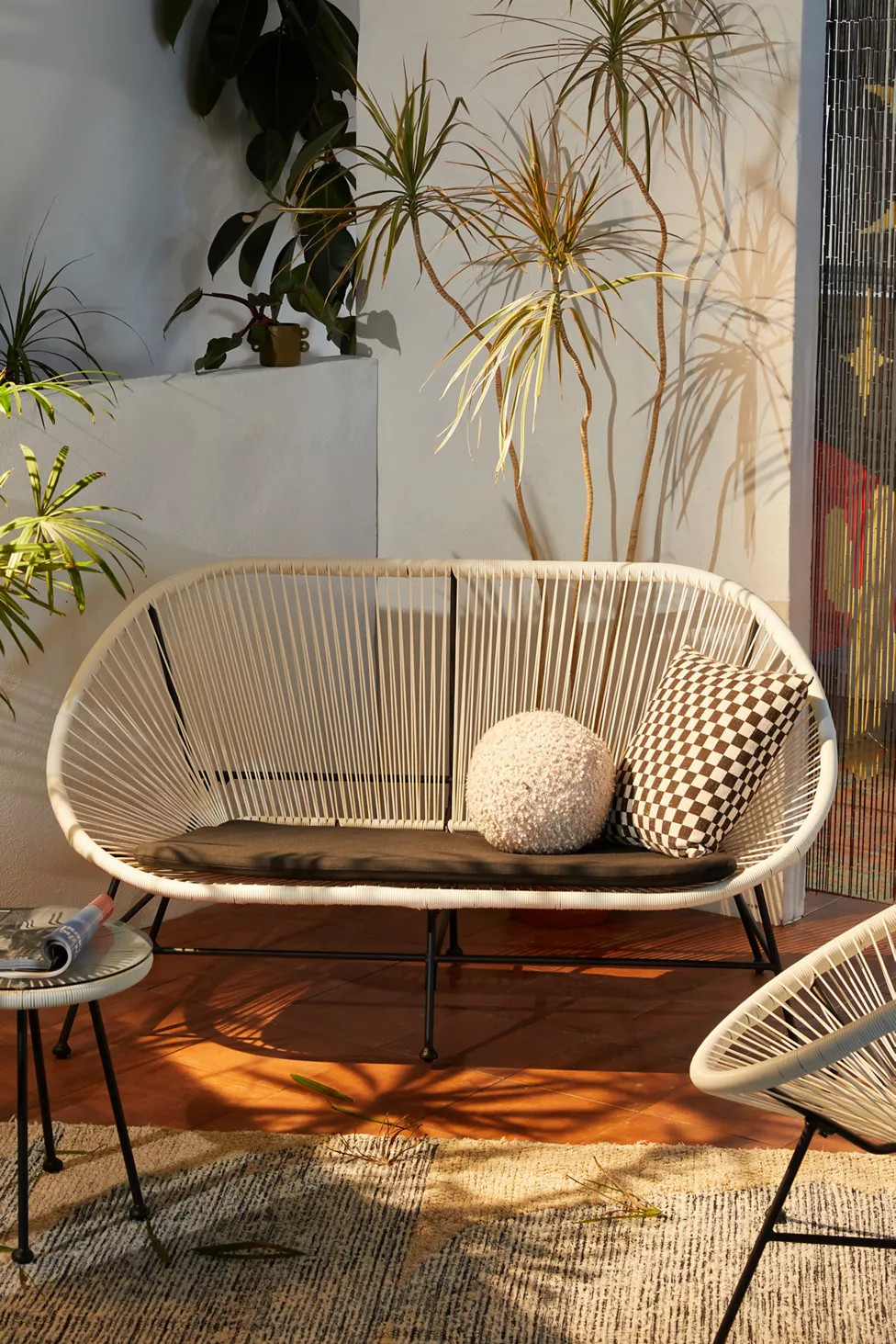 Acapulco Indoor/Outdoor Woven Love Seat | Urban Outfitters (US and RoW)