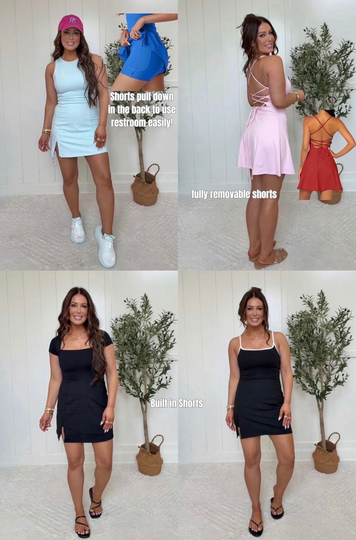 These athletic dresses are seriously genius! 🙌 Built-in shorts, buttery-soft fabric, and even removable shorts on select styles so bathroom breaks are actually easy. Once you try one, you’ll want every color!

For reference I’m 5’4”, 140 lbs, and wearing a size small!

#LTKActive #AthleticDress #AmazonFashion #SummerStyle #PickleballStyle #TennisDress #BuiltInShorts #AmazonFinds #LTKFitness #EverydayStyle

#LTKootd #LTKmomlife #LTKActive