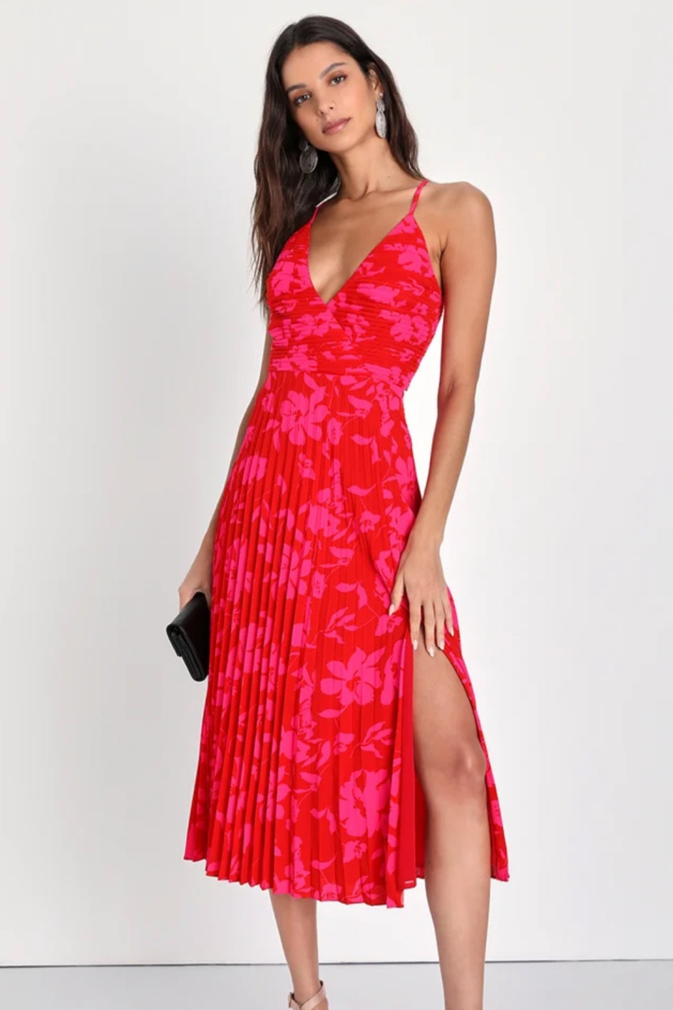 Red dress, wedding guest dress, summer wedding, travel outfit, summer dress, pleated skirt

#LTKwedding #LTKtravel #LTKunder100