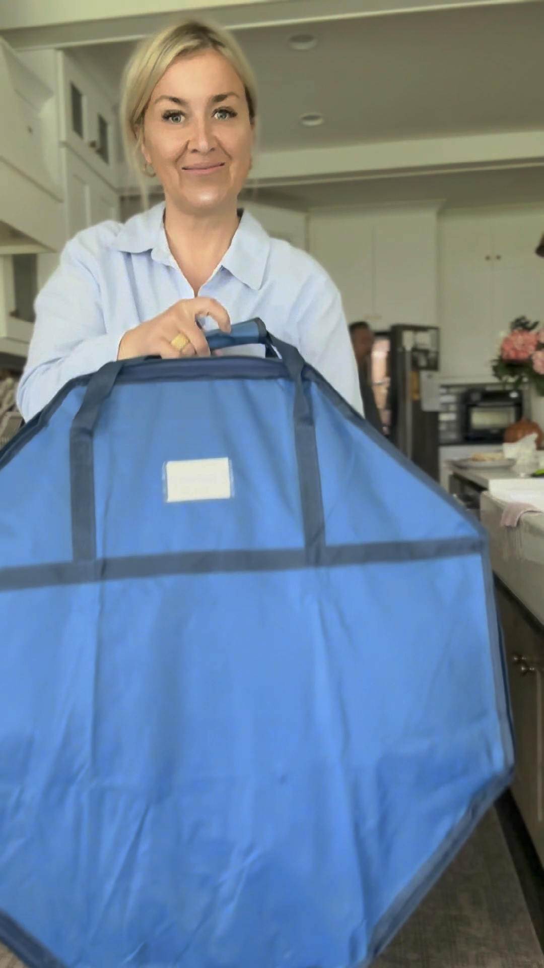 Hearth & Harbor Container-Hard Shell Christmas Bag with Interior Pockets, Dual Zipper and Handles-Premium Wreath Storage Organizer Box, 30", Blue
-Amazon’s choice 
-Comes in a set of 2 
-Different Sizes 
#storage #homeorganization #organize 

#LTKFindsUnder50 #LTKSeasonal #LTKHome