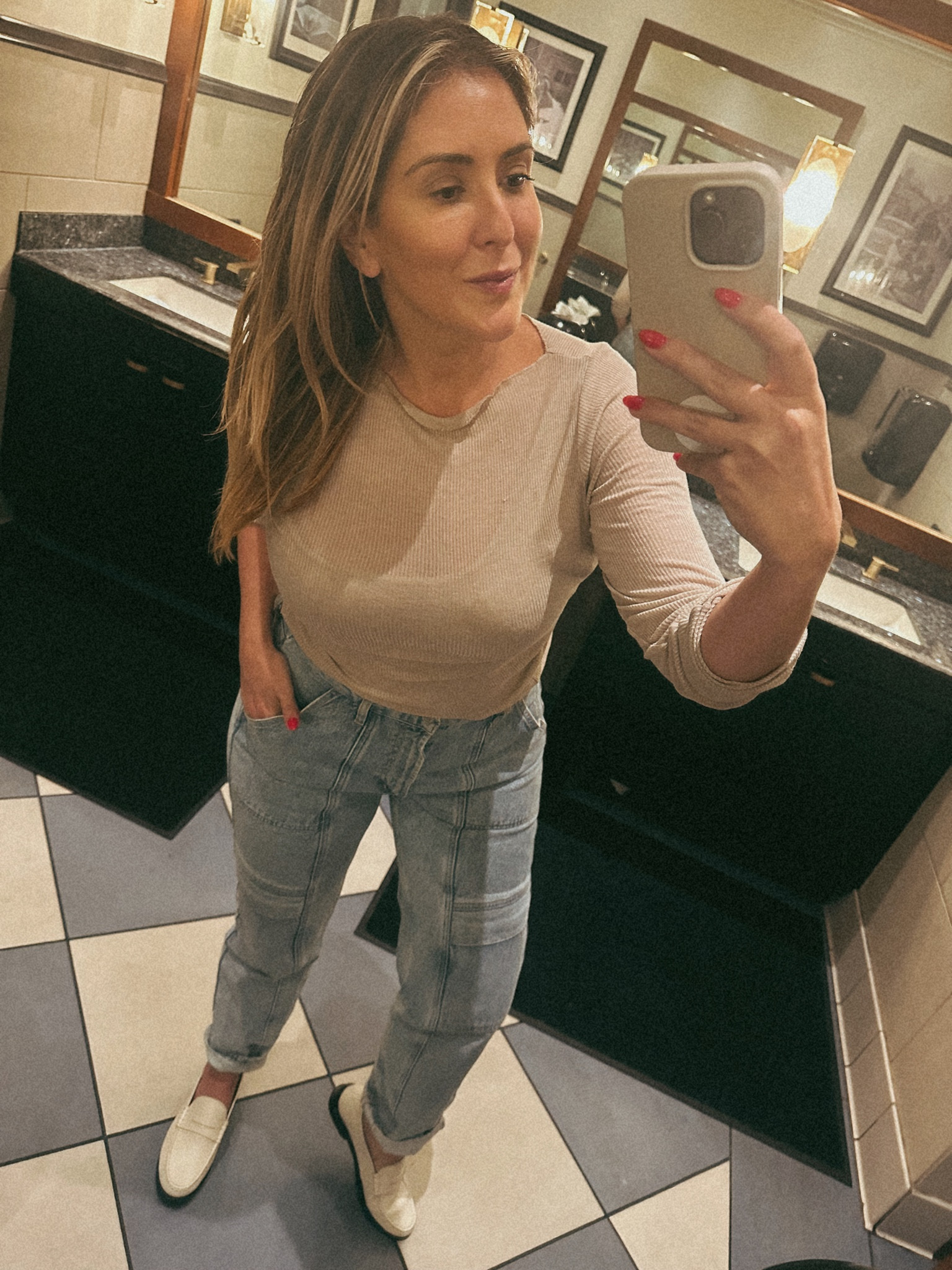 ABERCROMBIE TOP (20% off)
SALE AGOLDE COOPER JEANS 

#LTKstyletip #LTKmidsize #LTKSale