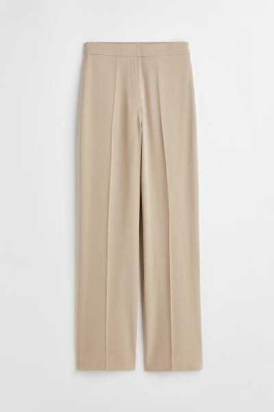 Wide trousers - Black - Ladies | H&M GB | H&M (UK, MY, IN, SG, PH, TW, HK)
