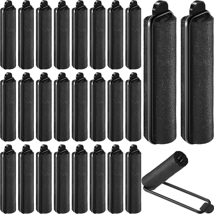 60 Pieces Satin Foam Sponge Hair Rollers Soft Foam Hair Styling Curlers Flexible Hairdressing Cur... | Amazon (US)