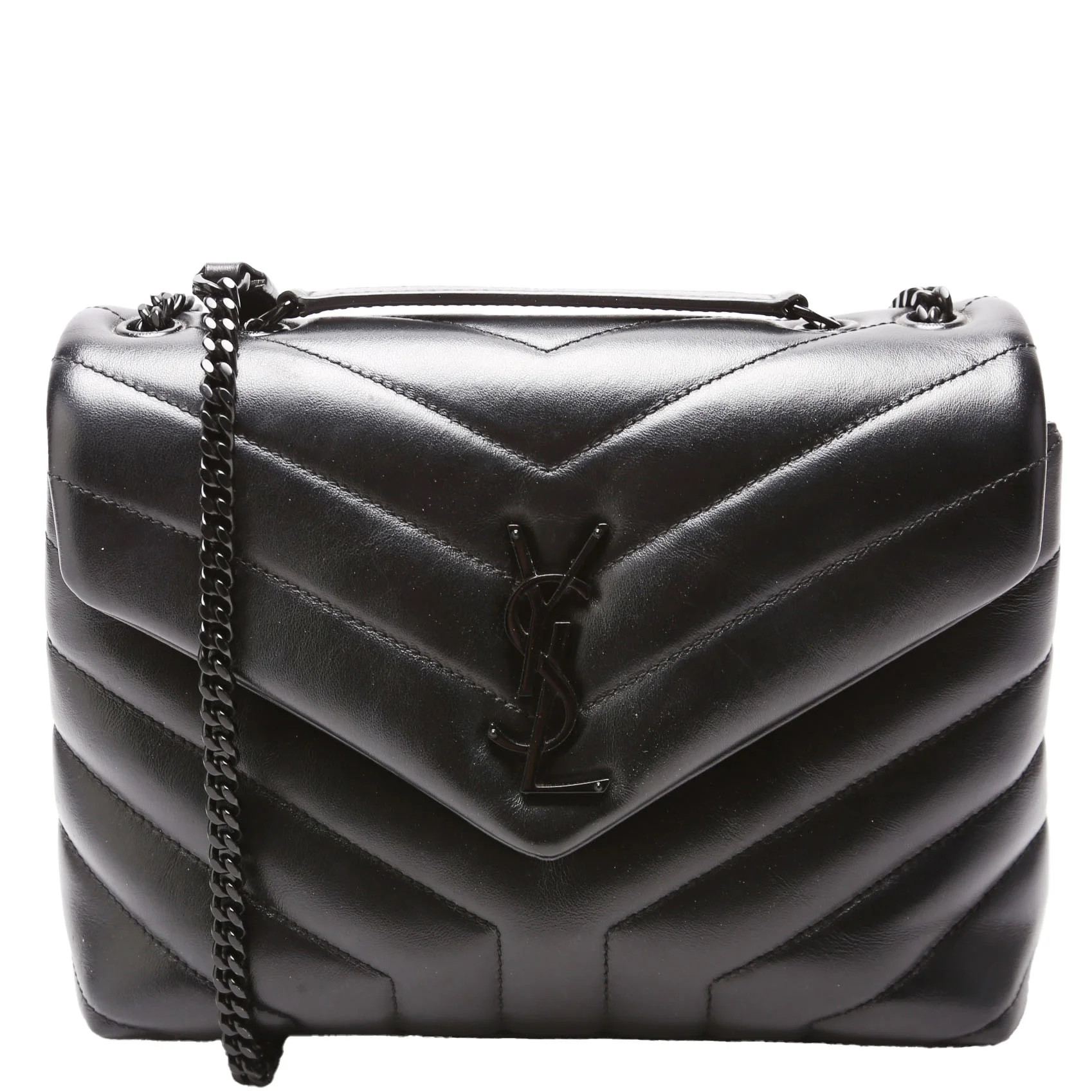 LouLou Satchel Small 494699 Black | Keeks Designer Handbags