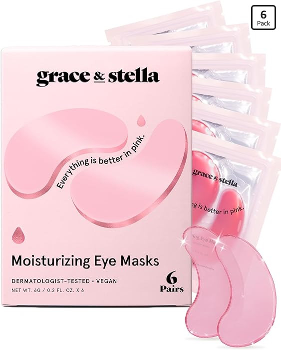 grace & stella Award Winning Under Eye Mask - Reduce Dark Circles, Puffy Eyes, Undereye Bags, Wri... | Amazon (US)