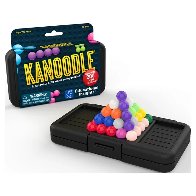 Educational Insights Kanoodle 3-D Brain Teaser Puzzle Game, Featuring 200 Challenges, Ages 7+ - W... | Walmart (US)