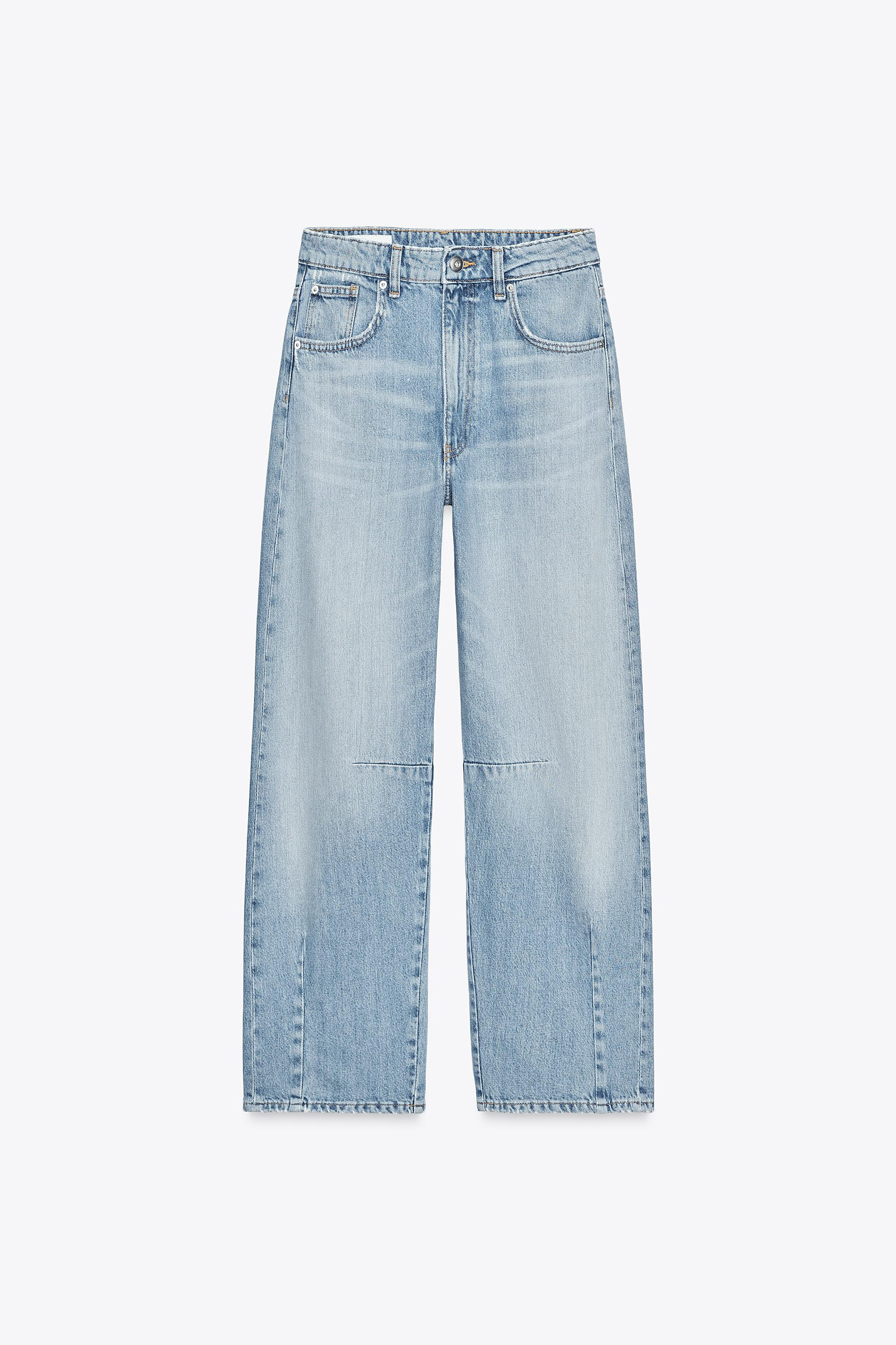 TRF MID-RISE BAGGY BALLOON JEANS | Zara US