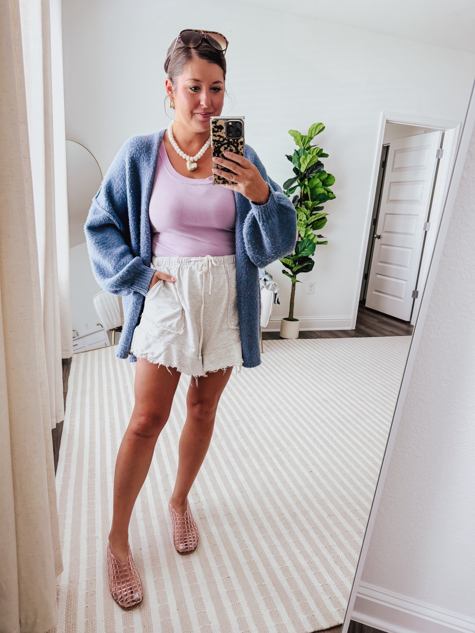 Casual dropoff outfit, spring outfit, linked similar shorts 

#LTKootd