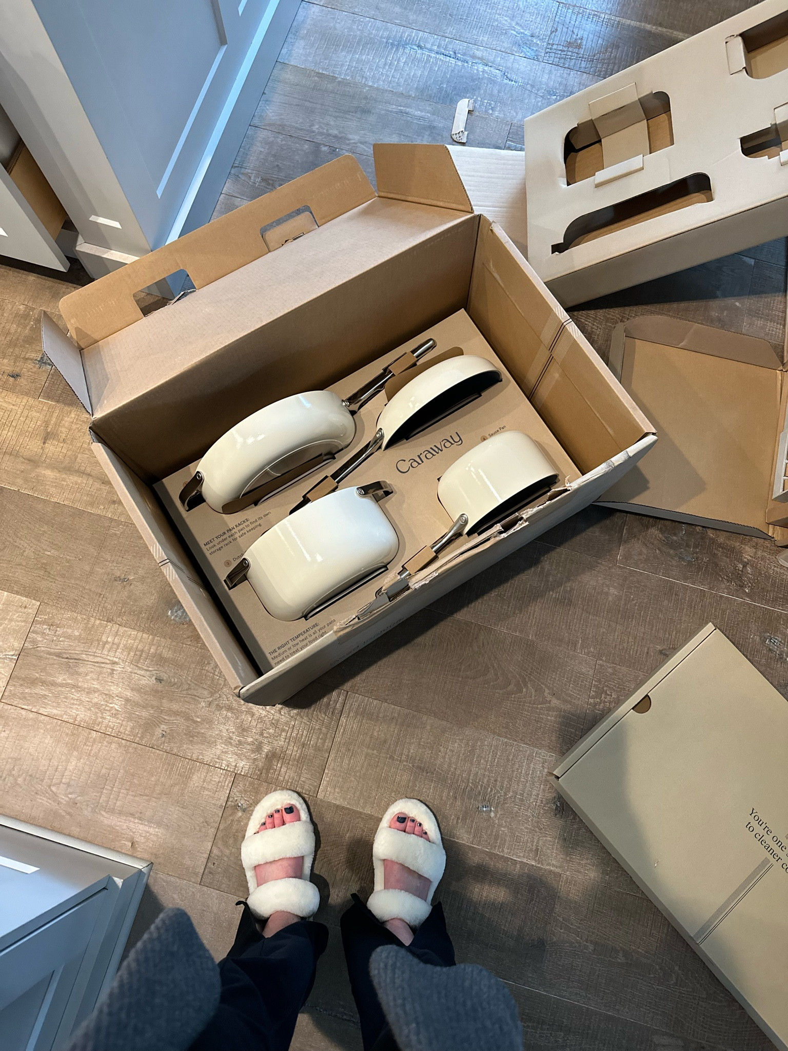 New caraway kitchen pots and pans set 
White cookware and kitchen storage 

#LTKhome