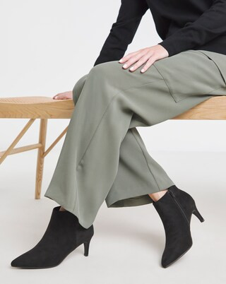 Cairns Kitten Heel Pointed Toe Ankle Boot - Extra Wide Fit (EEE) | Simply Be | Simply Be (UK)