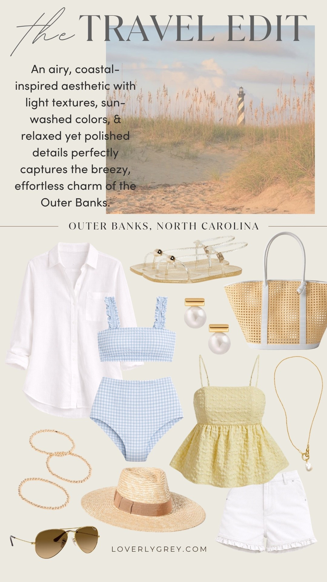 All of these pieces are perfect for a trip to the Outer Banks! 

Loverly Grey, Outer Banks outfit ideas, beach outfit ideas, vacation outfit ideas 

#LTKTravel #LTKSeasonal #LTKootd