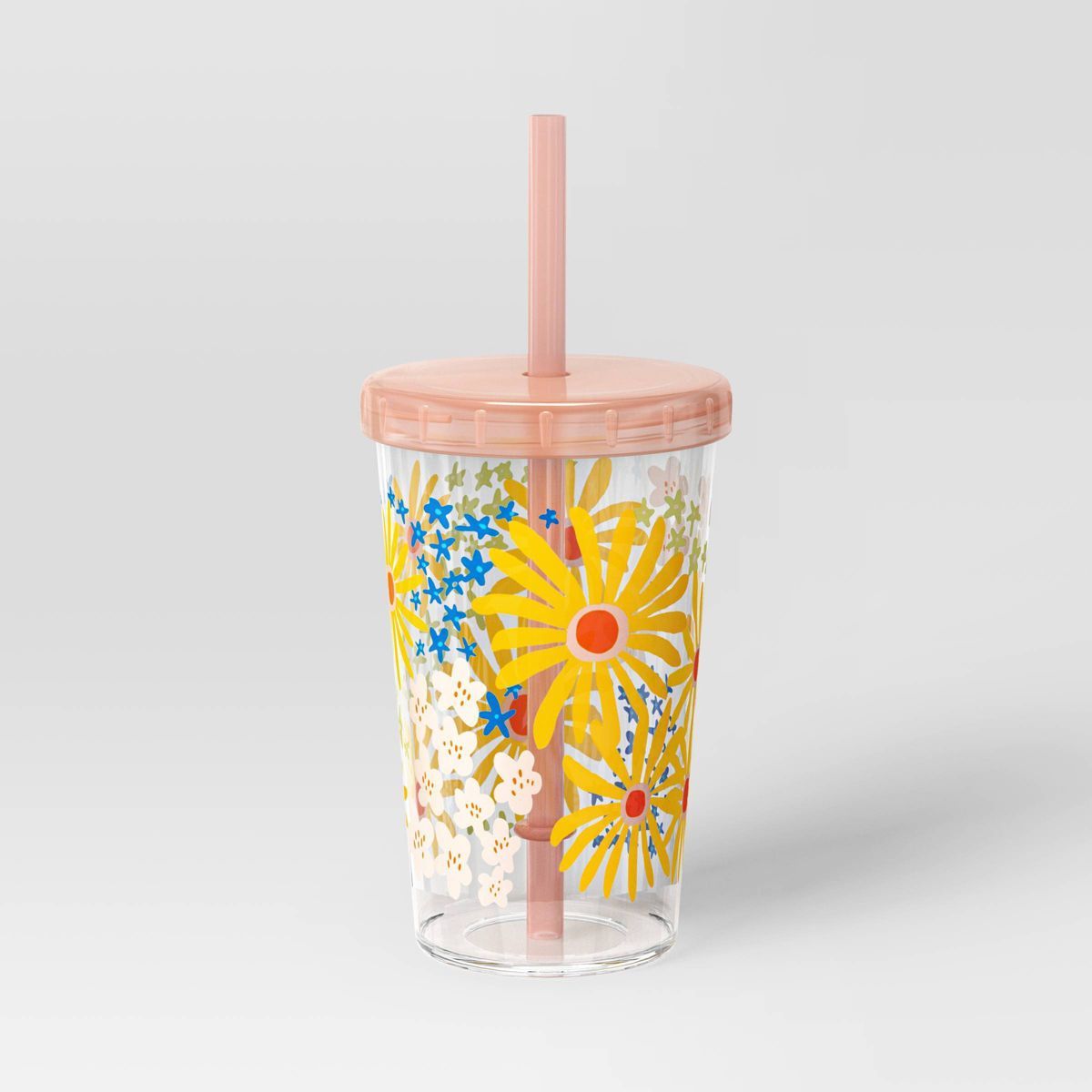 12oz Floral Tumbler with Straw - Room Essentials™ | Target
