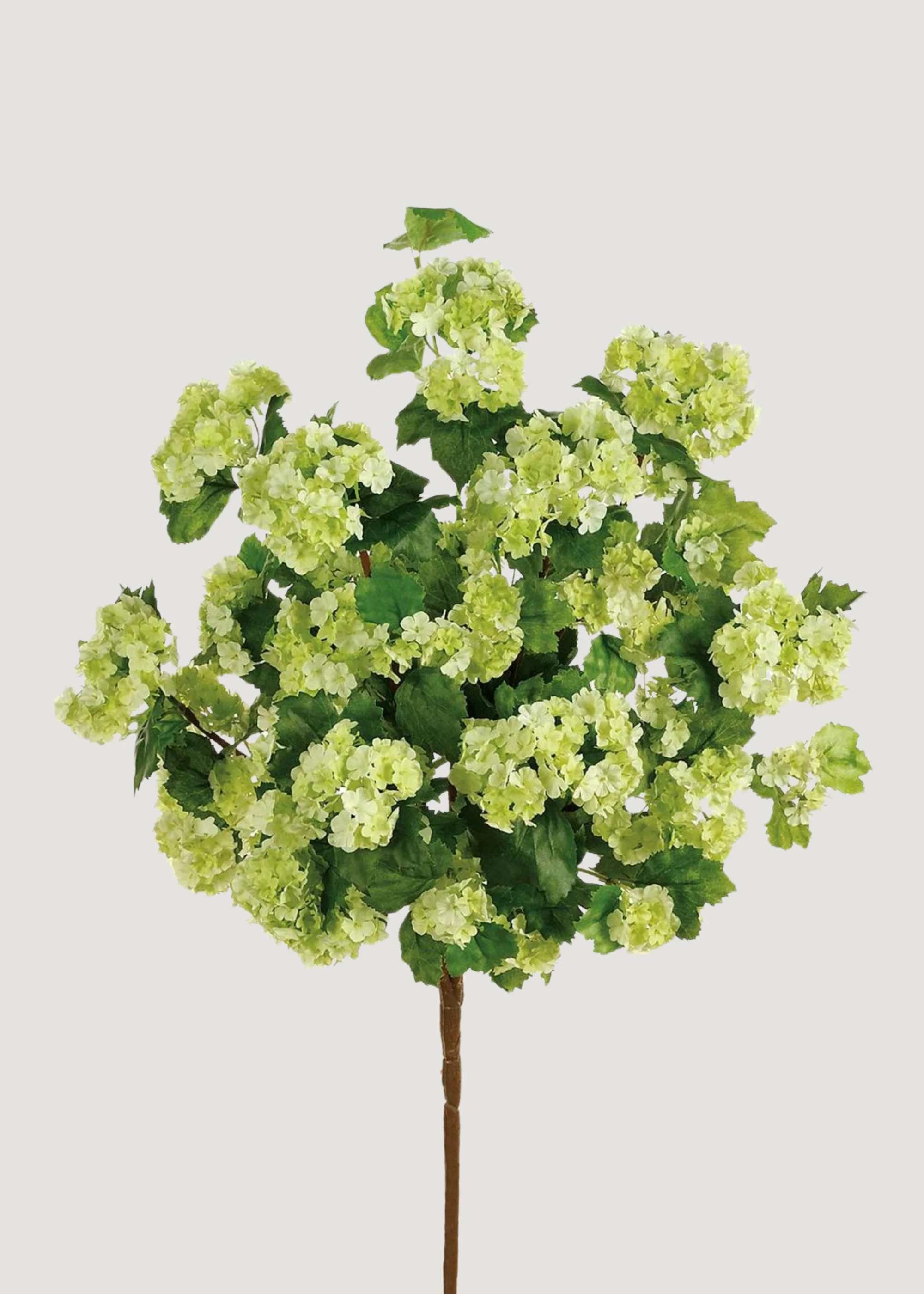 Fake Snowball Hydrangea Bush in Green - 20 | Afloral