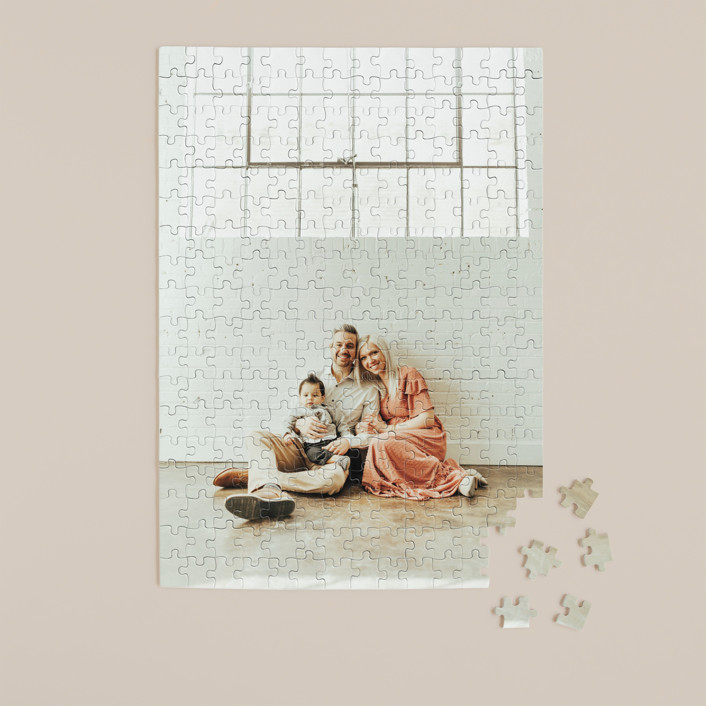 "The Big Picture" - Customizable 252 Piece Custom Puzzle in White by Minted Custom. | Minted