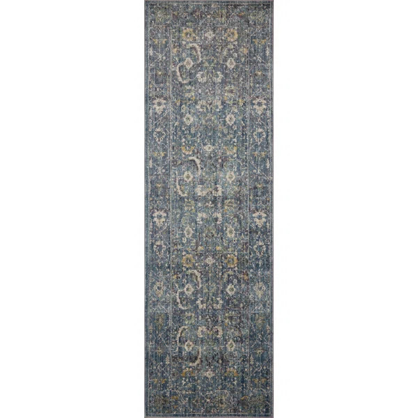 Jean Stoffer x Loloi Bradbury Ocean / Gold Area Rug | Wayfair North America