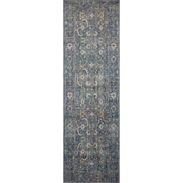 Jean Stoffer x Loloi Bradbury Ocean / Gold Area Rug | Wayfair North America