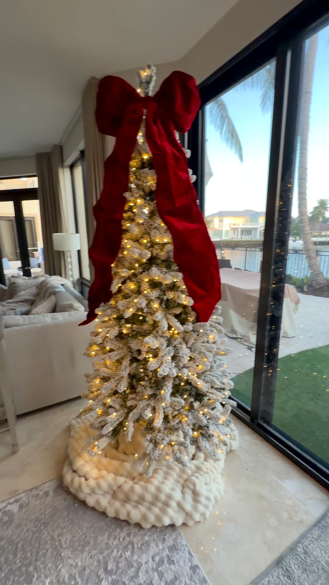 Added a slim flock 8ft tree to our family room and I’m in love! ♥️ The best part was, I was able to put it together all by myself so easy!! 

#LTKHoliday #LTKHome #LTKOver40