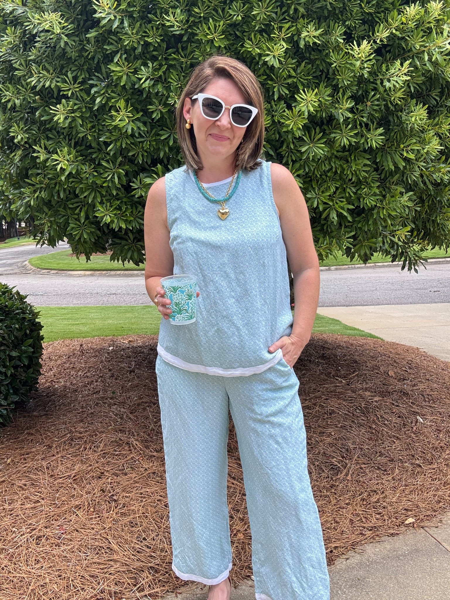 Summer outfit alert! Such a darling two piece set! Pockets and a cute bow on the back!

ALWAYSAGNES wearing small.


#LTKOver40 #LTKFindsUnder50