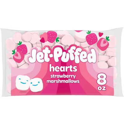 Jet-Puffed Strawberry Marshmallow Hearts - 8oz | Target