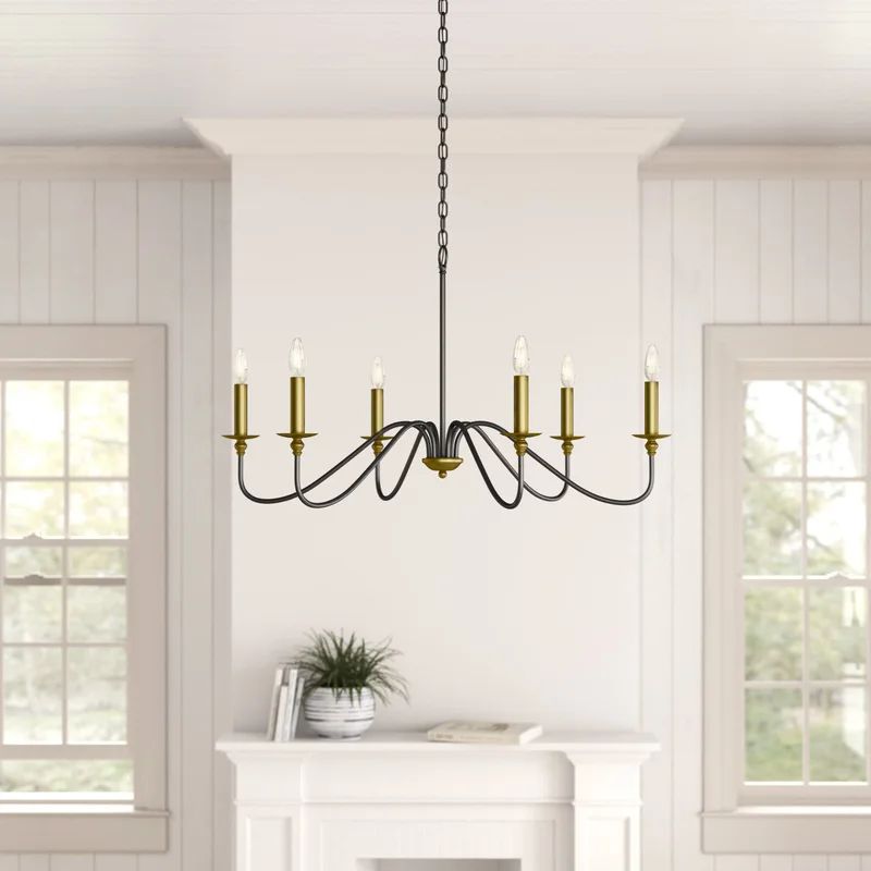 Ableton 6 - Light Candle Style Classic / Traditional ChandelierSee More by Birch Lane™Rated 4.8... | Wayfair Professional