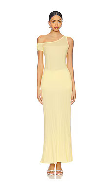 AFRM Hoda Maxi Dress in Buttercup from Revolve.com | Revolve Clothing (Global)