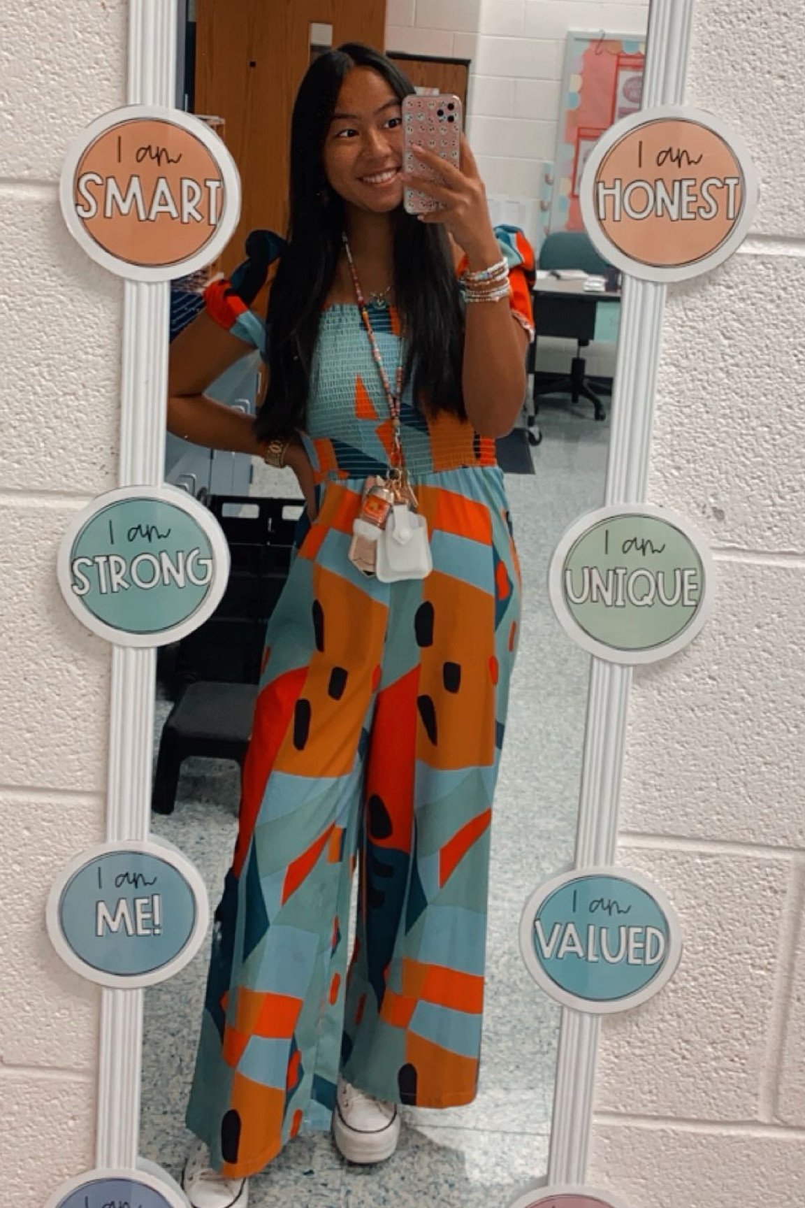 Such a fun print jumpsuit ⭐️

#LTKworkwear