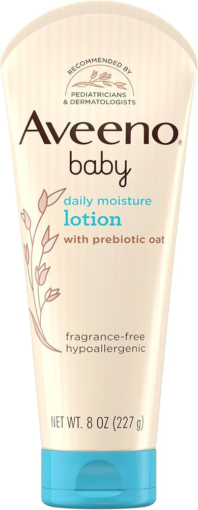 Aveeno Baby Daily Moisture Body Lotion for Sensitive Skin, Hypoallergenic Moisturizing Baby Lotio... | Amazon (US)