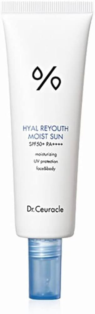 Dr.Ceuracle Hyal Reyouth Moist Sun\u3163Skin Concern\u3163 Essence-like Sunscreen without stickin... | Amazon (US)