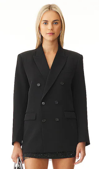 Donna Blazer in Black | Revolve Clothing (Global)