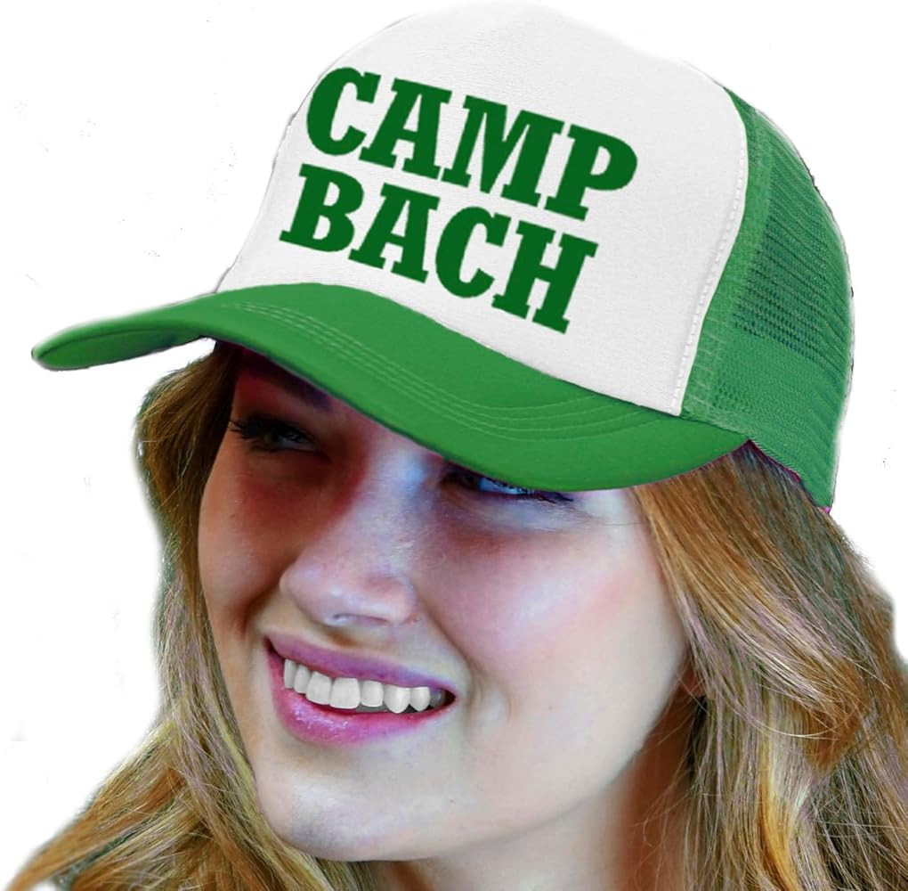 Last Trail Before The Veil Hats - Green Camp Bach Trucker Hat - Camp Bachelorette Party Favors | Amazon (US)